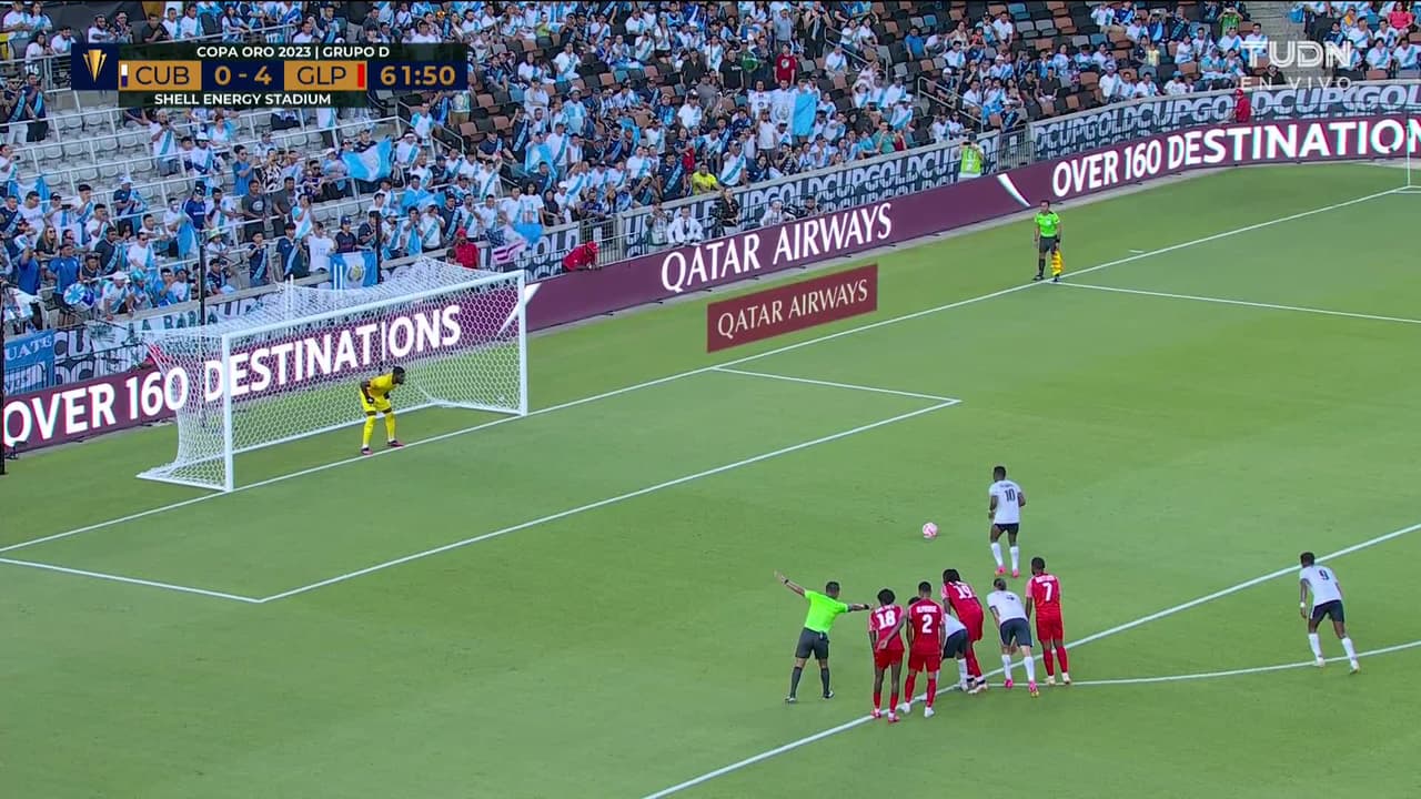 ¡GOL!  anota para Cuba. Aricheell Hernández