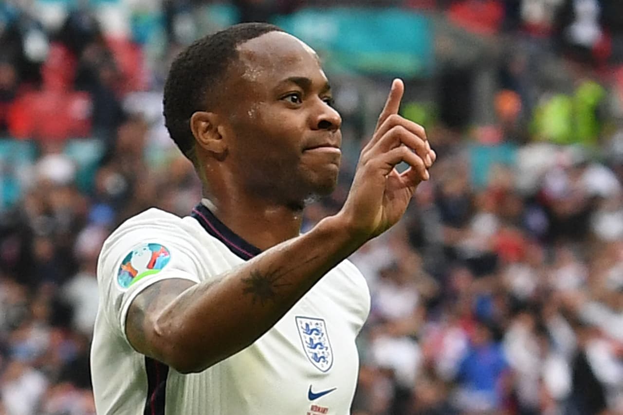 Raheem Sterling, uno de los favoritos para llevarse el premio a mejor jugador de la Euro 2020.