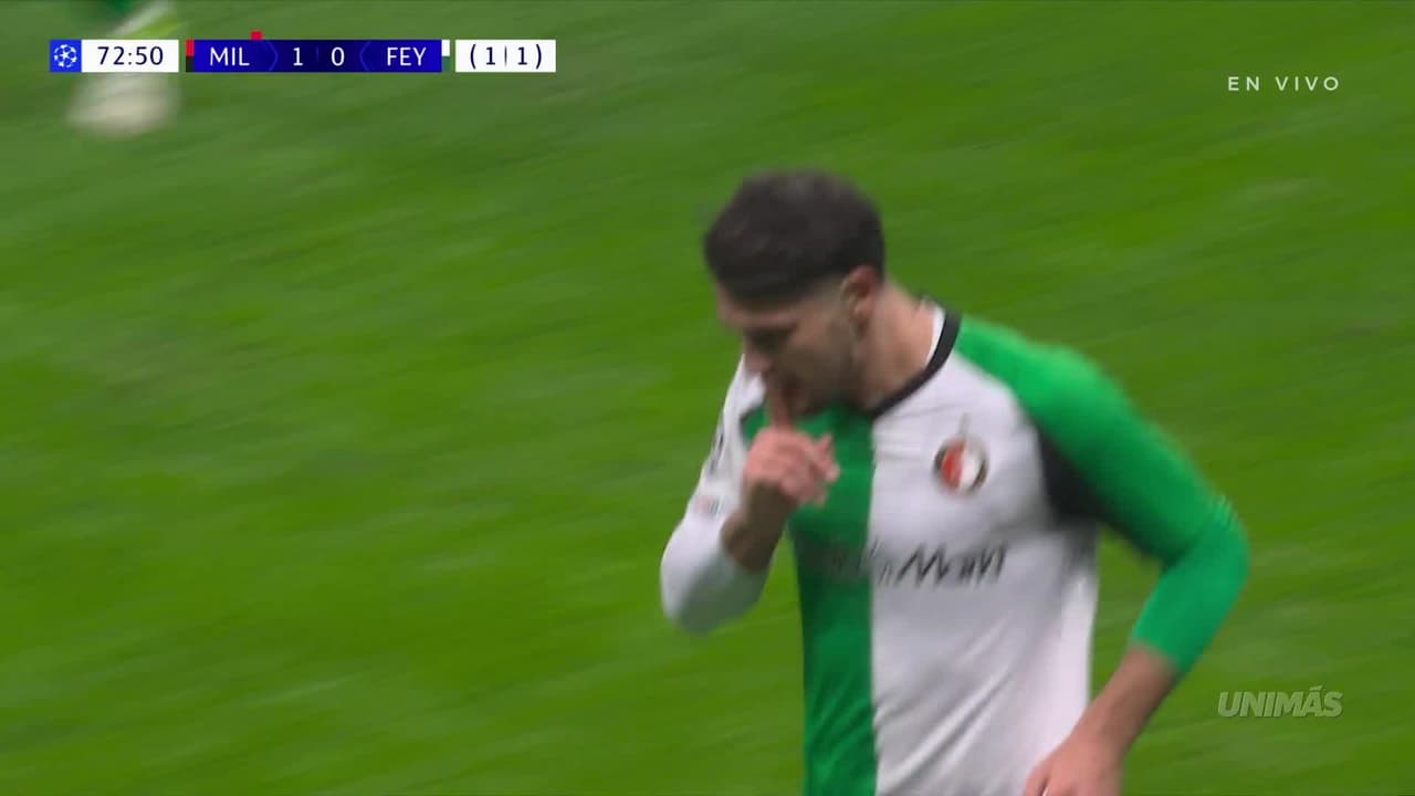 ¡Golazo del Feyenoord! El argentino Carranza empata el partido