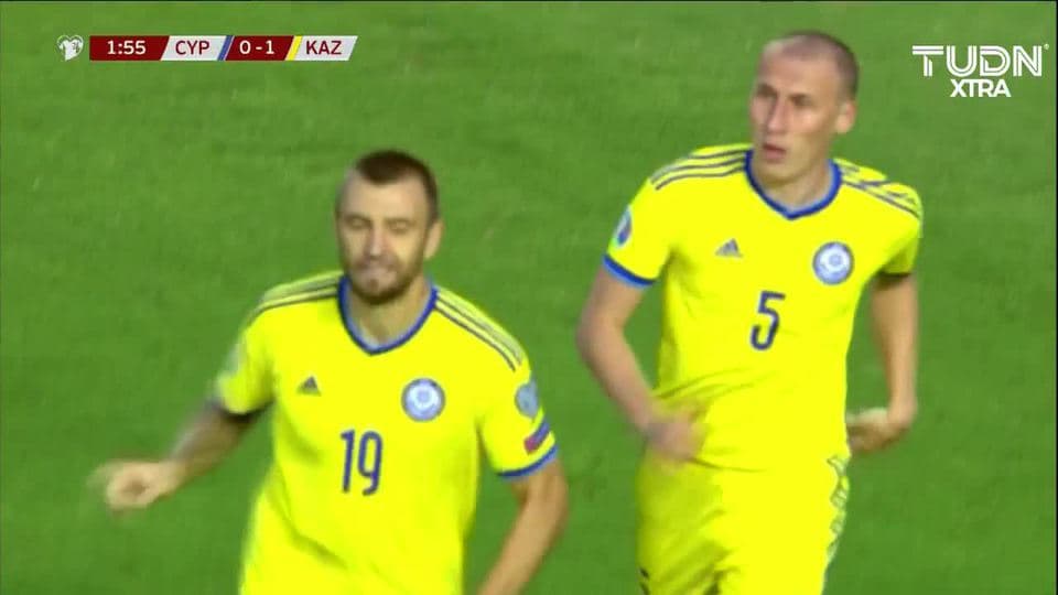 ¡GOOOL! Aleksey Shchetkin anota para Kazakhstan