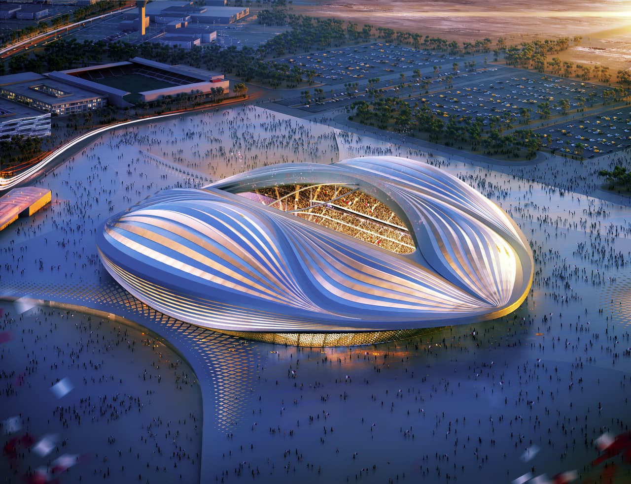 Al Wakrah Stadium recibió en 2006 los Juegos Asiáticos, pero se remodelará para recibir el Mundial en 2022.