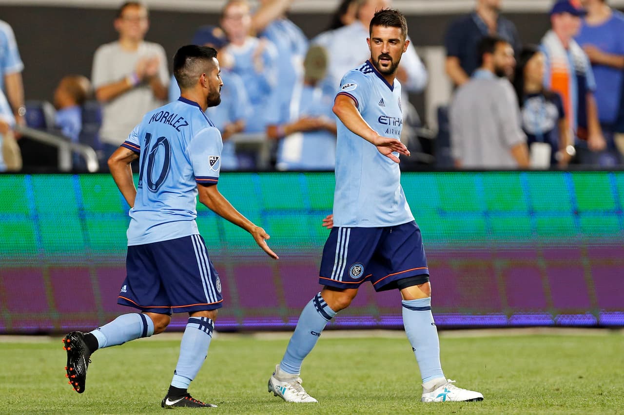 David Villa sigue imparable: Marcó un golazo en victoria 2-1 de NYCFC sobre Chicago Fire