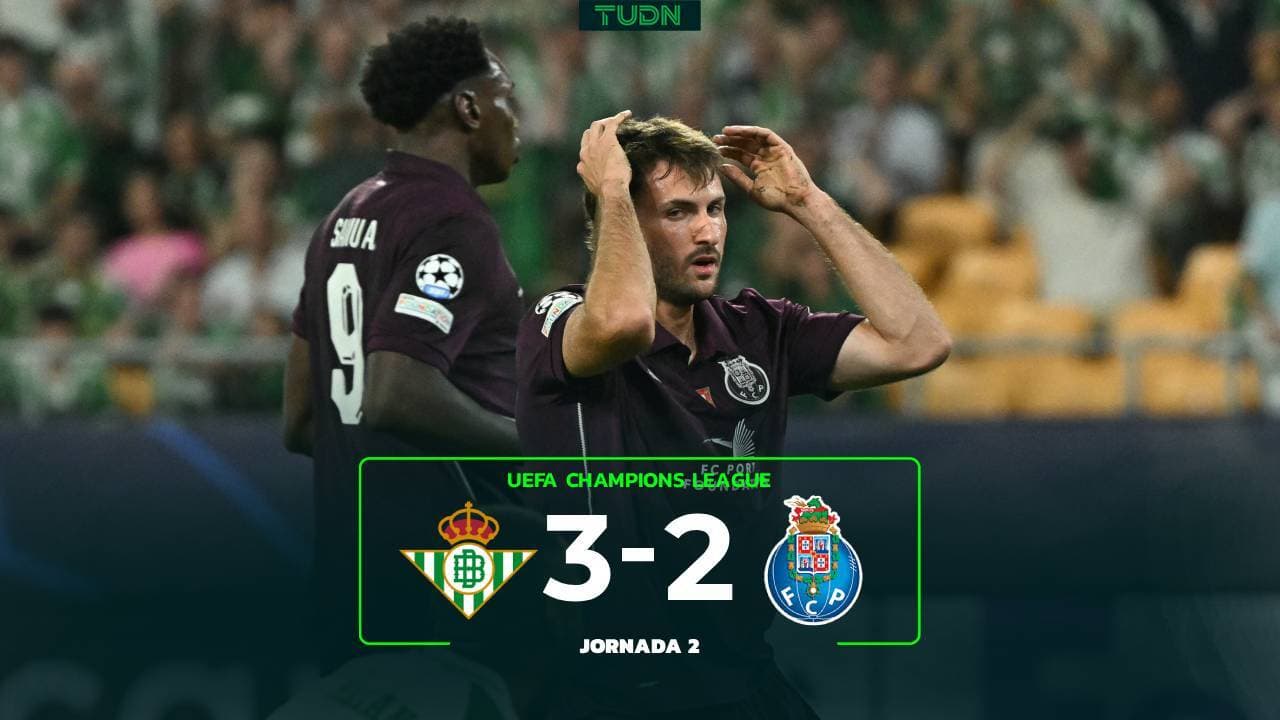 Resumen | Real Betis vs. Porto: El Porto de Santi pierde frente al Betis