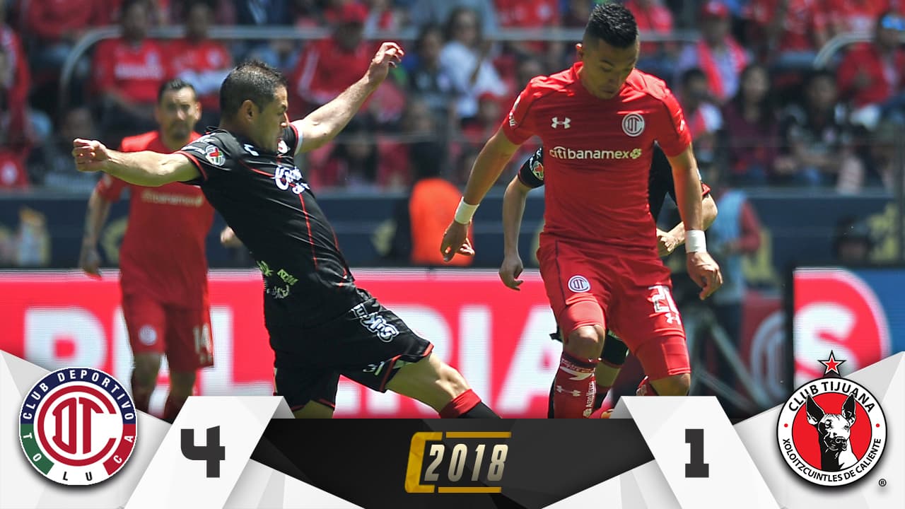 Toluca es finalista del Clausura 2018 tras eliminar a Xolos de Tijuana