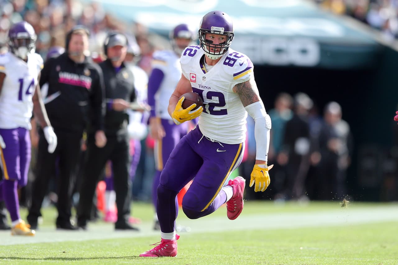 <i>La Estrella</i>: KYLE RUDOLPH
<br>Es la pieza central de la ofensiva de Minnesota. Si bien las miradas se centran en el quarterback Sam Bradford, Rudolph es una válvula de escape como pocos. Un ala cerrada muy eficiente y seguro de manos, que se vuelve el blanco predilecto en la zona roja. Se espera que tenga una campaña de casi mil yards y entre 8 y 10 TDs. Xavier Rhodes es la figura de la defensiva.
