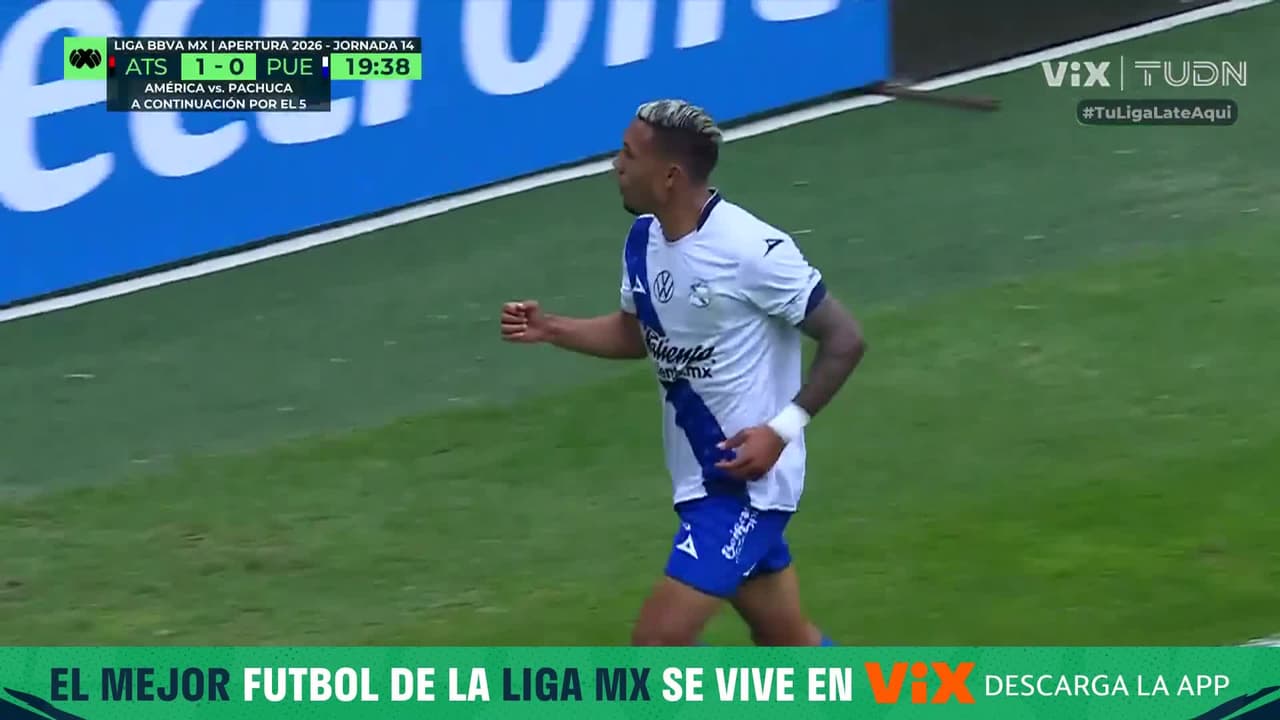 ¡Gol del Puebla! Error de Camilo para que Luifer ponga el 1-1