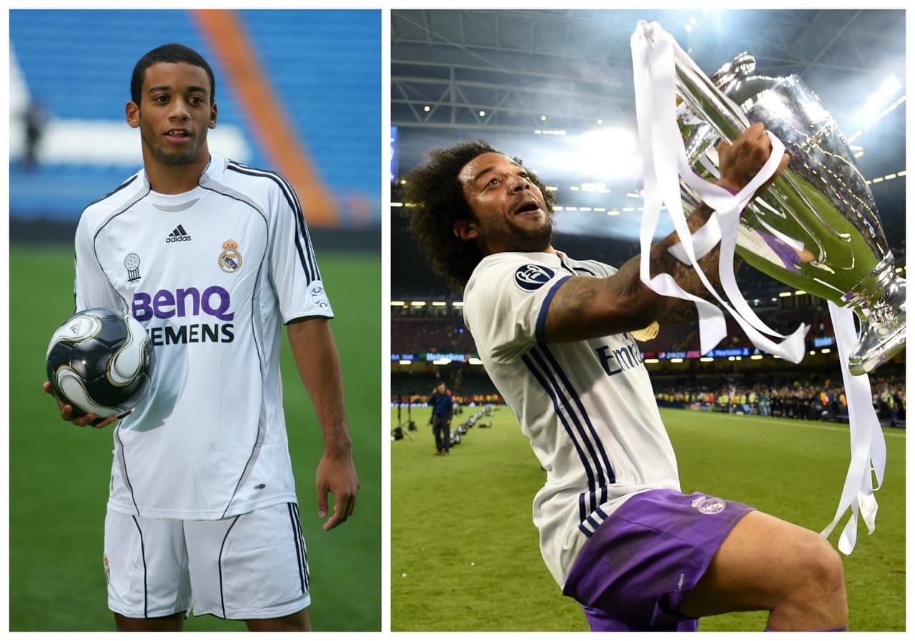 Marcelo llegó siendo muy joven al Real Madrid C.F. desde Fluminense. Ha tenido que luchar para lograr llegar a donde está ahora, un ídolo de toda la afición.