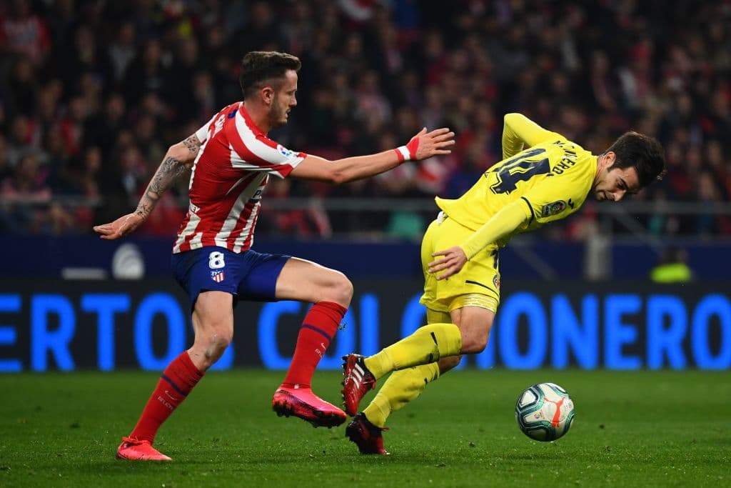 Cae el primer gol del Villarreal al minuto 17. Alcácer es el autor de este tiro, en el cual Oblak no pudo hacer nada.