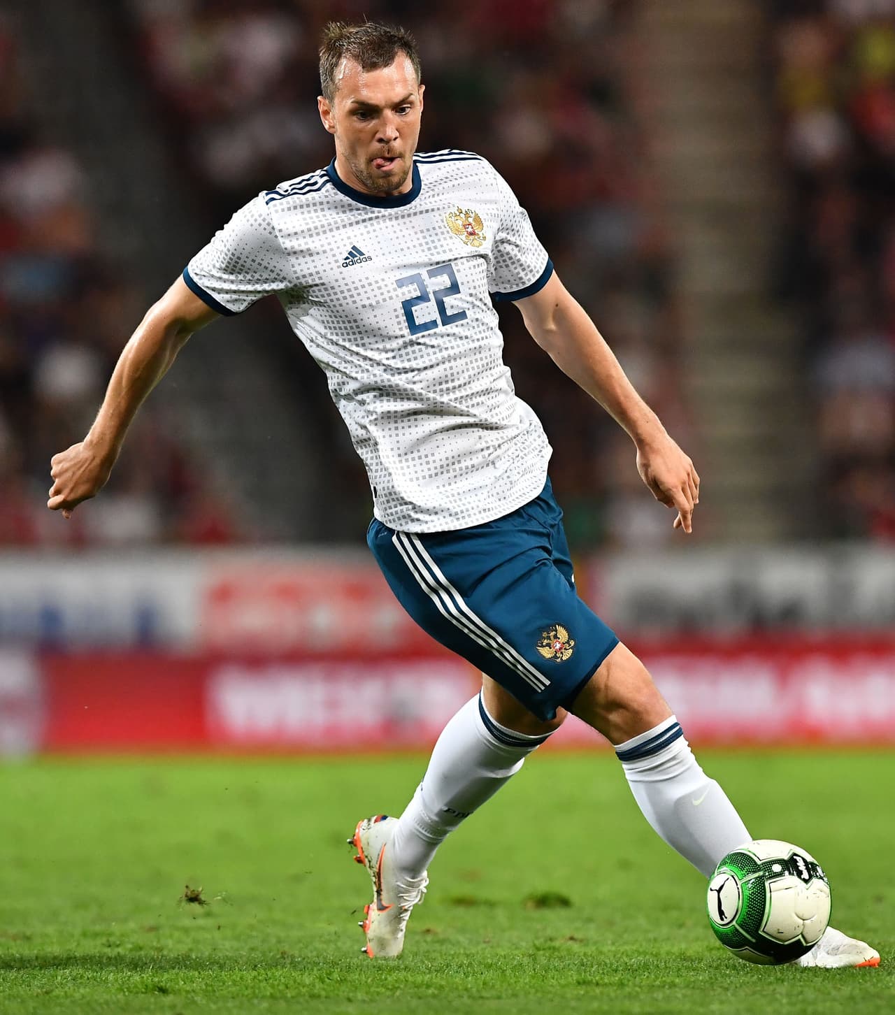 Artem Dzyuba es el más pesado y alto de Rusia, la selección anfitriona, con 1.90 metros de estatura y 96kg.