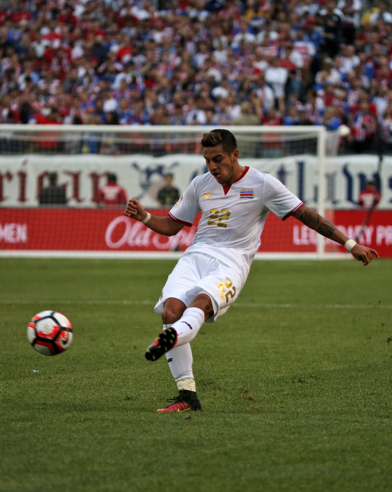 Ronald Matarrita, defensa del Costa Rica tiene calificación de 53.35 puntos..