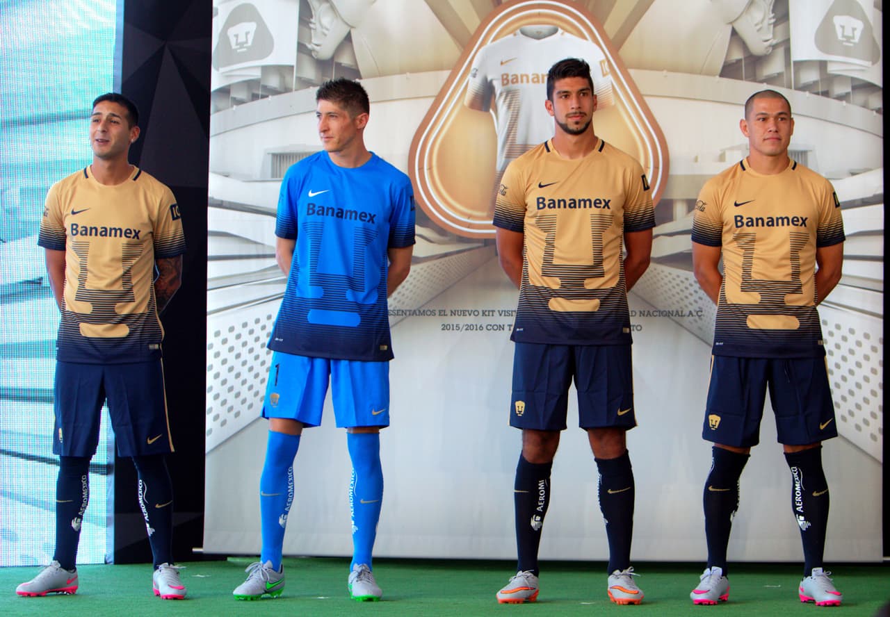 El nuevo uniforme de Pumas para el Apertura 2015.