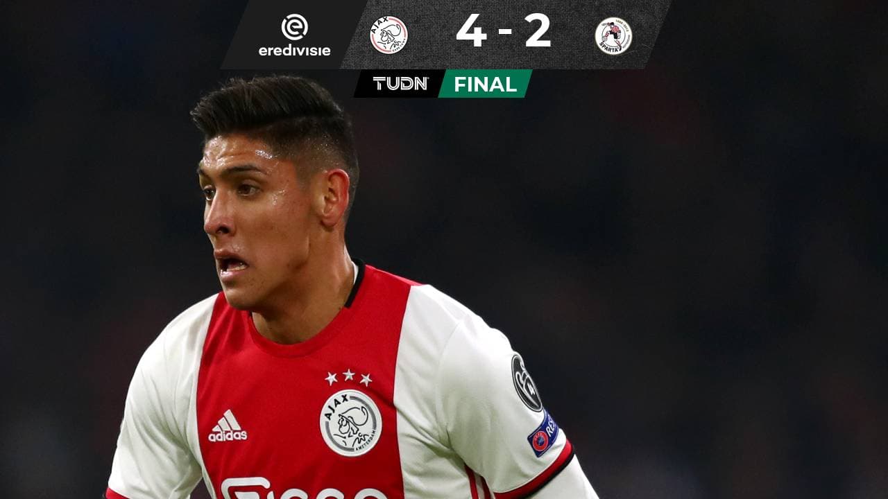 Edson Álvarez luce titularidad con asistencia en goleada de Ajax
