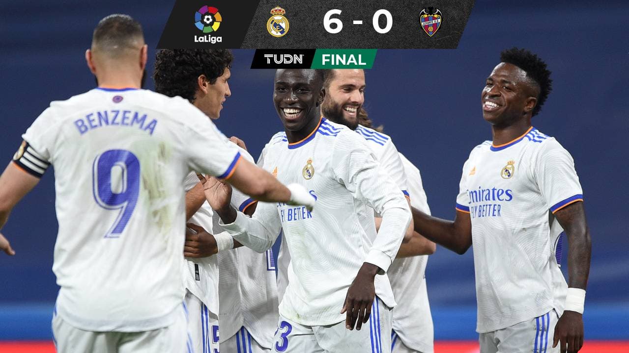 ¡Así, así, así gana el Madrid! Paliza de campeonato al Levante