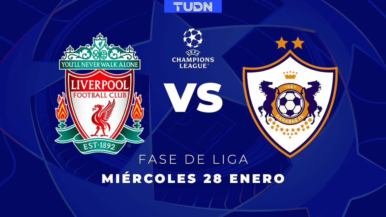 Así puedes ver el partido Liverpool vs. Qarabag de UEFA Champions League