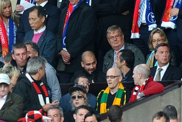 'Pep' estuvo en el estadio para conocer al club que será su rival en Wembley, inmueble que acogerá la Final.