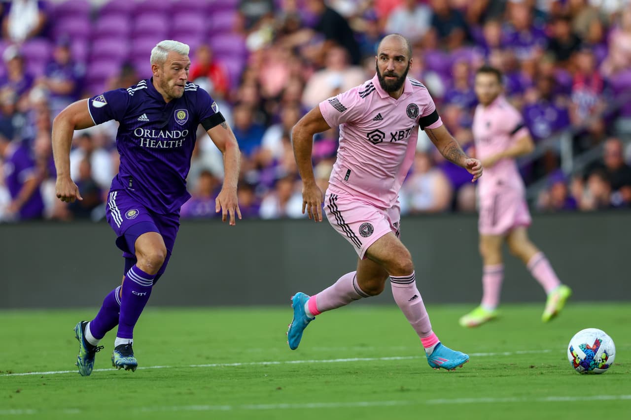 Gonzalo Higuaín e Inter Miami CF, listos para enfrentar a Orlando City SC el miércoles por la noche.
