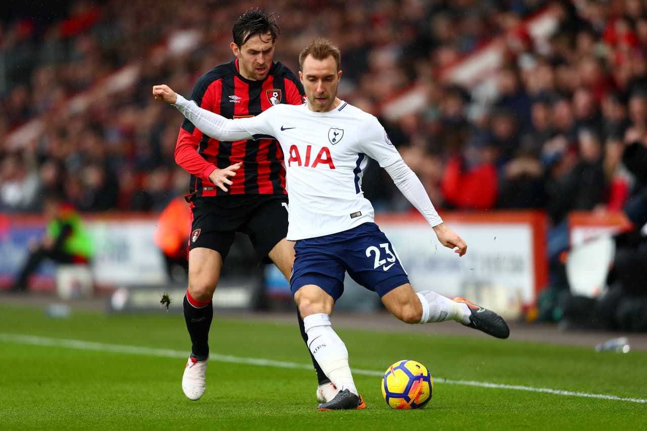 La clase y buen toque que mostró con el Tottenham llevaron a Christian Eriksen a completar la media cancha.