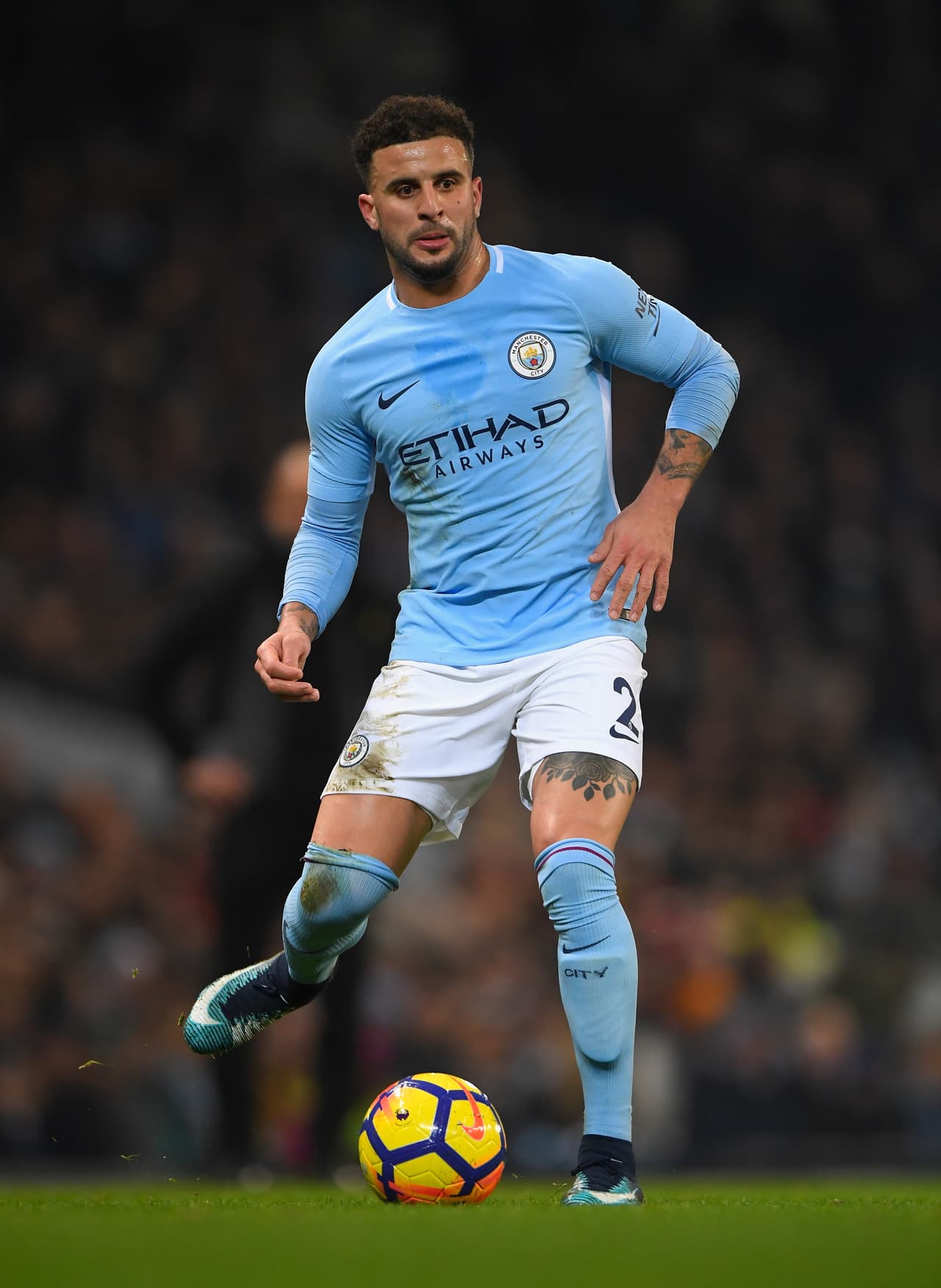 Llegada: el lateral Kyle Walker es otro de los grandes jugadores que está teniendo el City en esta temporada. Con las fallas de Hernández y la inclusión de Achraf Hakimi como alternativa, el inglés puede ser solución.