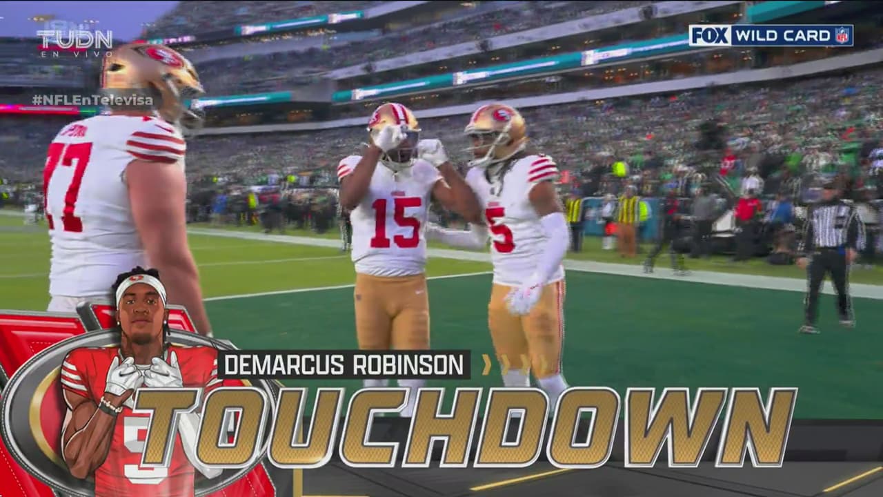 ¡TD 49ers! Purdy y Robinson se encargan de romper el cero en Philadelphia