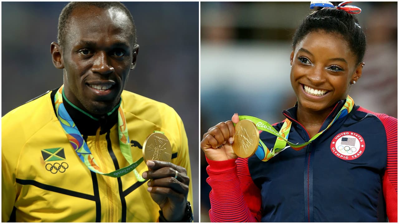 Usain Bolt y Simon Biles elegidos como deportistas del año