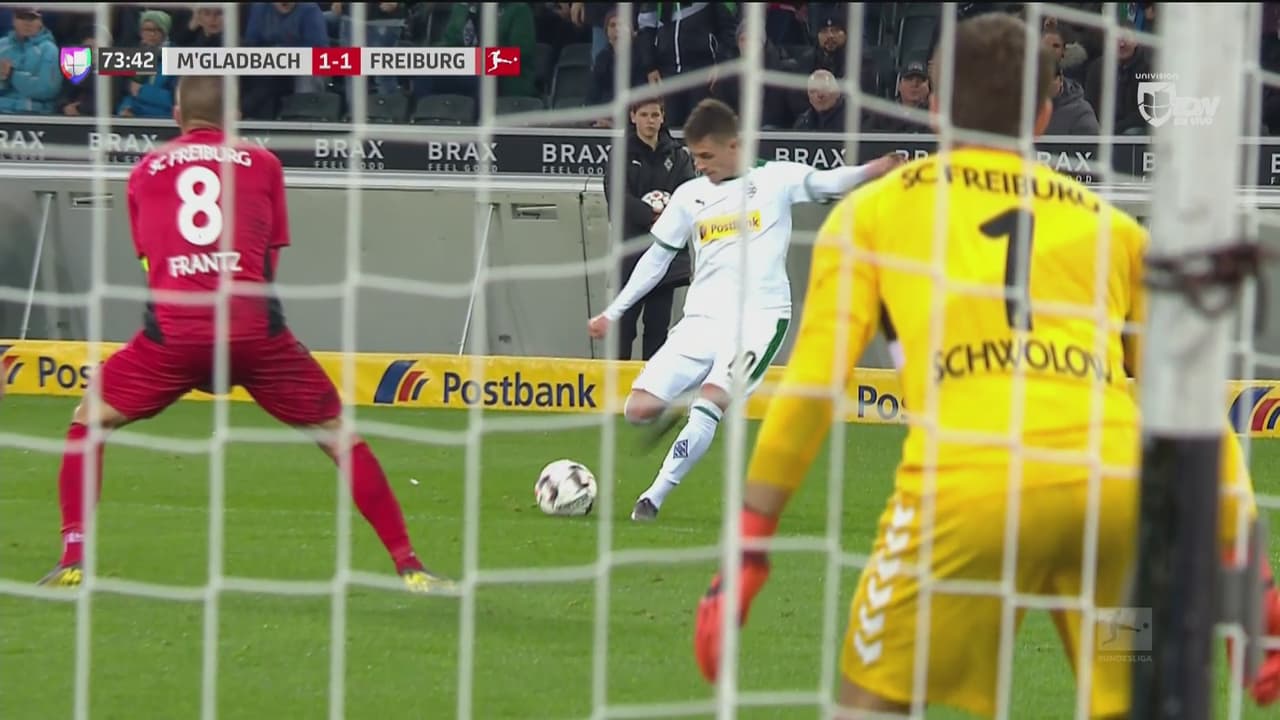 ¡Lo que te perdiste! Hazard tuvo el gol de la ventaja para el Gladbach