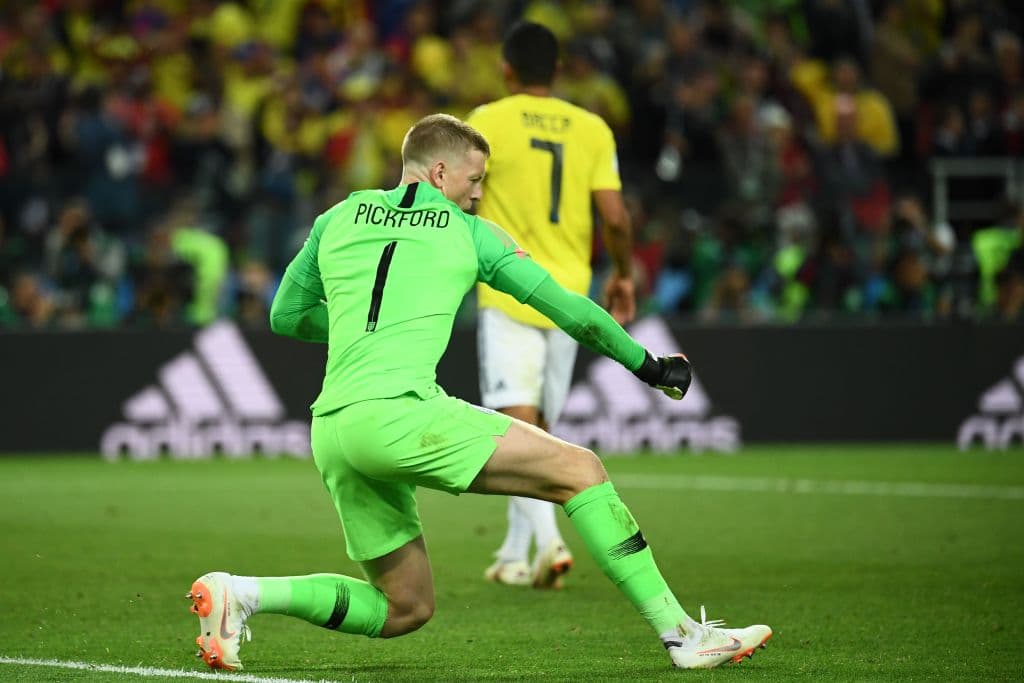 El guardameta del Everton Jordan Pickford se erigió como la gran figura del duelo de los octavos de final del Mundial Rusia 2018 entre las selecciones de Inglaterra y Colombia.