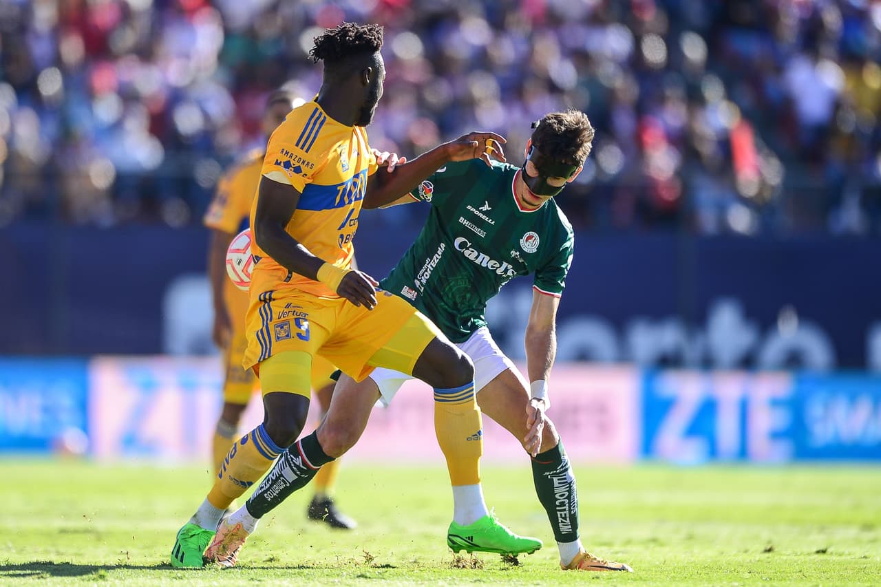 Tigres goleó a domicilio al Atlético San Luis en la Jornada 17 del Apertura 2022 para asegurar el quinto puesto y eliminar a los locales de la Liguilla.