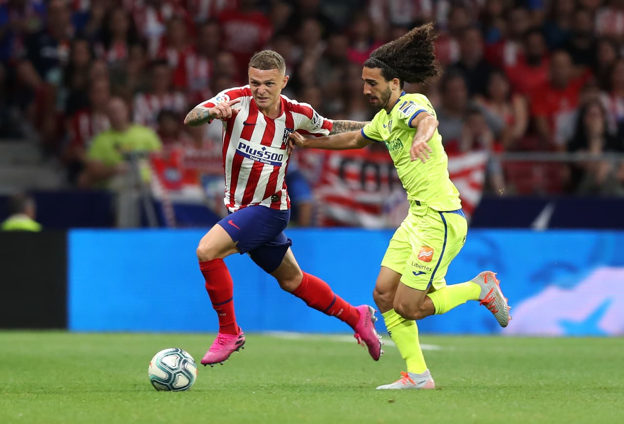 Kieran Trippier parece completamente adaptado a La Liga a pesar de haber arribado recientemente del Tottenham.