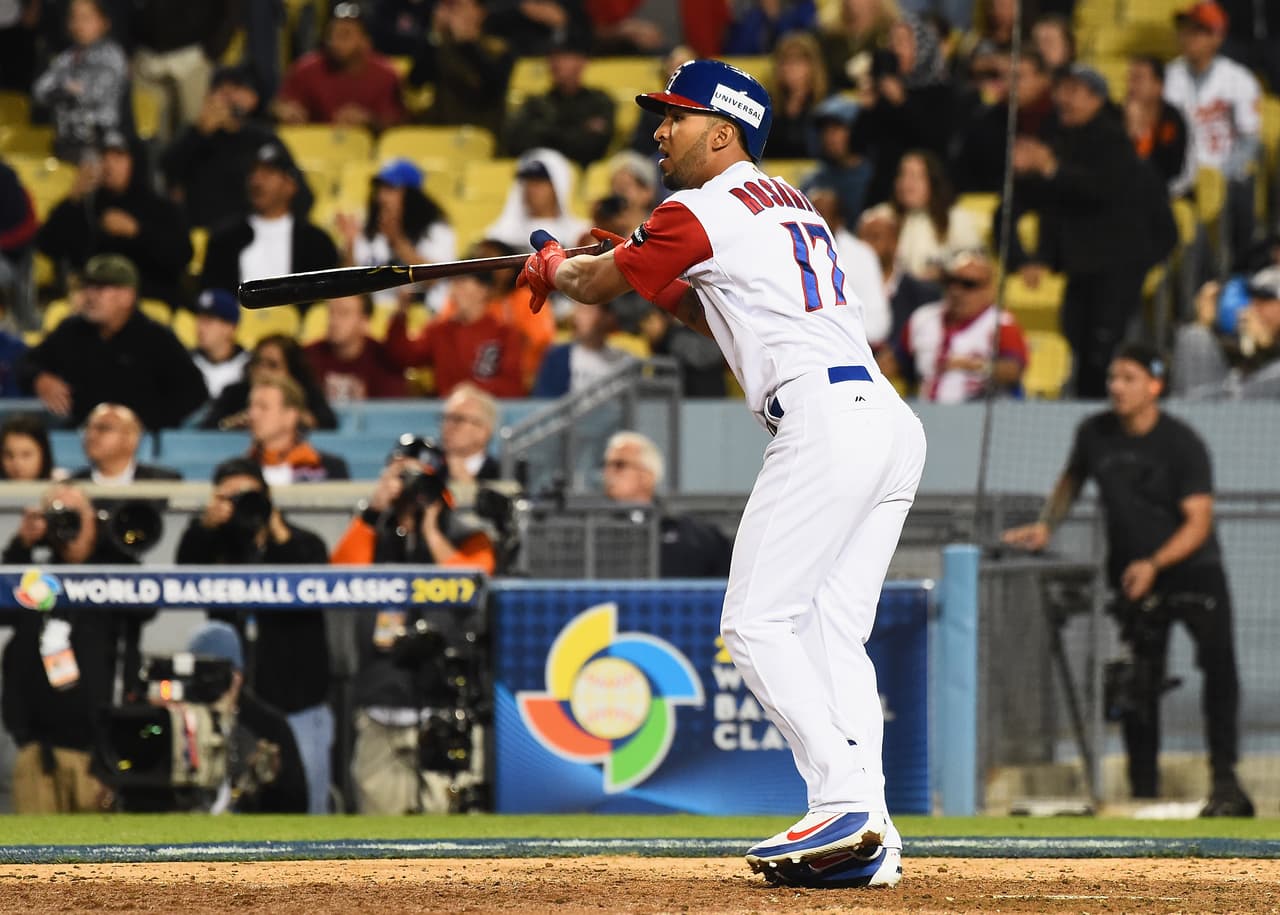¡Eddie Rosario lo hizo! Con fly de sacrificio, Puerto Rico deja tendido en el terreno a Holanda.