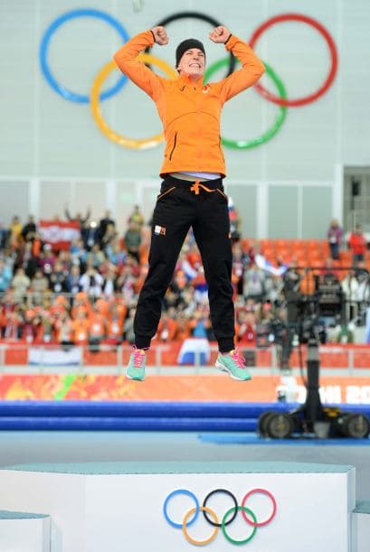Irene Wust con su victoria en los 3000 metros demostró que la velocidad es cosa de holandeses, ya que en categoría masculina sus compatriotas se subieron al podio.