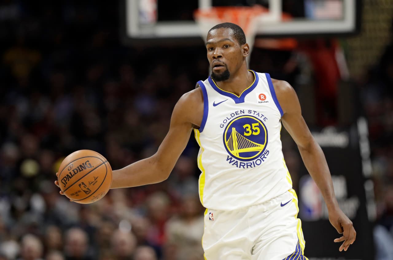Kevin Durant, alero de los Golden State Warriors.