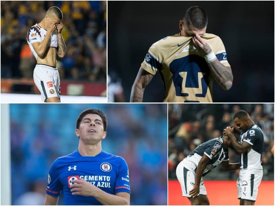 Descubre que futbolistas han errado desde los 11 pasos en lo que va del Clausura 2018.