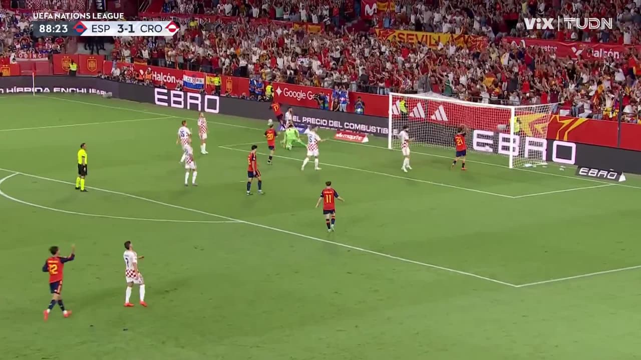 ¡GOL DE ESPAÑA! Cae el cuarto gracias a Williams