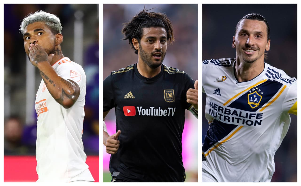 Un trío inigualable: Josef Martínez, Carlos Vela y Zlatan Ibrahimovic, candidatos al MVP