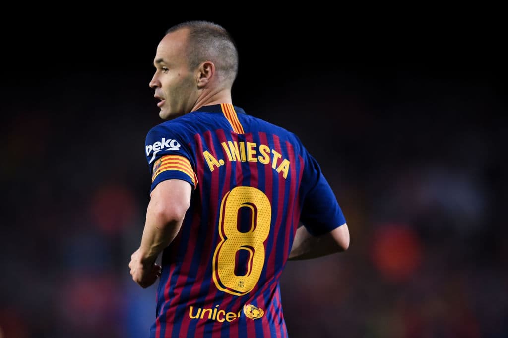 El 20 de mayo de 2018 fue el último partido de Andrés Iniesta con el Barcelona, en la victoria sobre la Real Sociedad por 1-0 en el Camp Nou.