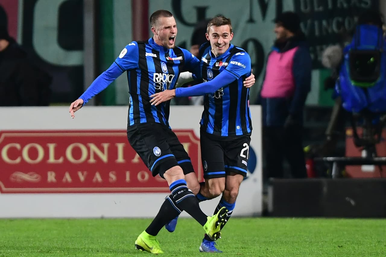 La primera anotación del partido la puso Tomoty Castagne al minuto 37 para el club 
<i>neroazzurro.</i>