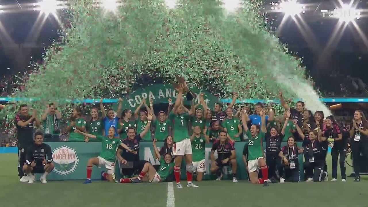 ¡Fiesta mexicana! El Tri femenil es campeón de la Copa Angelina