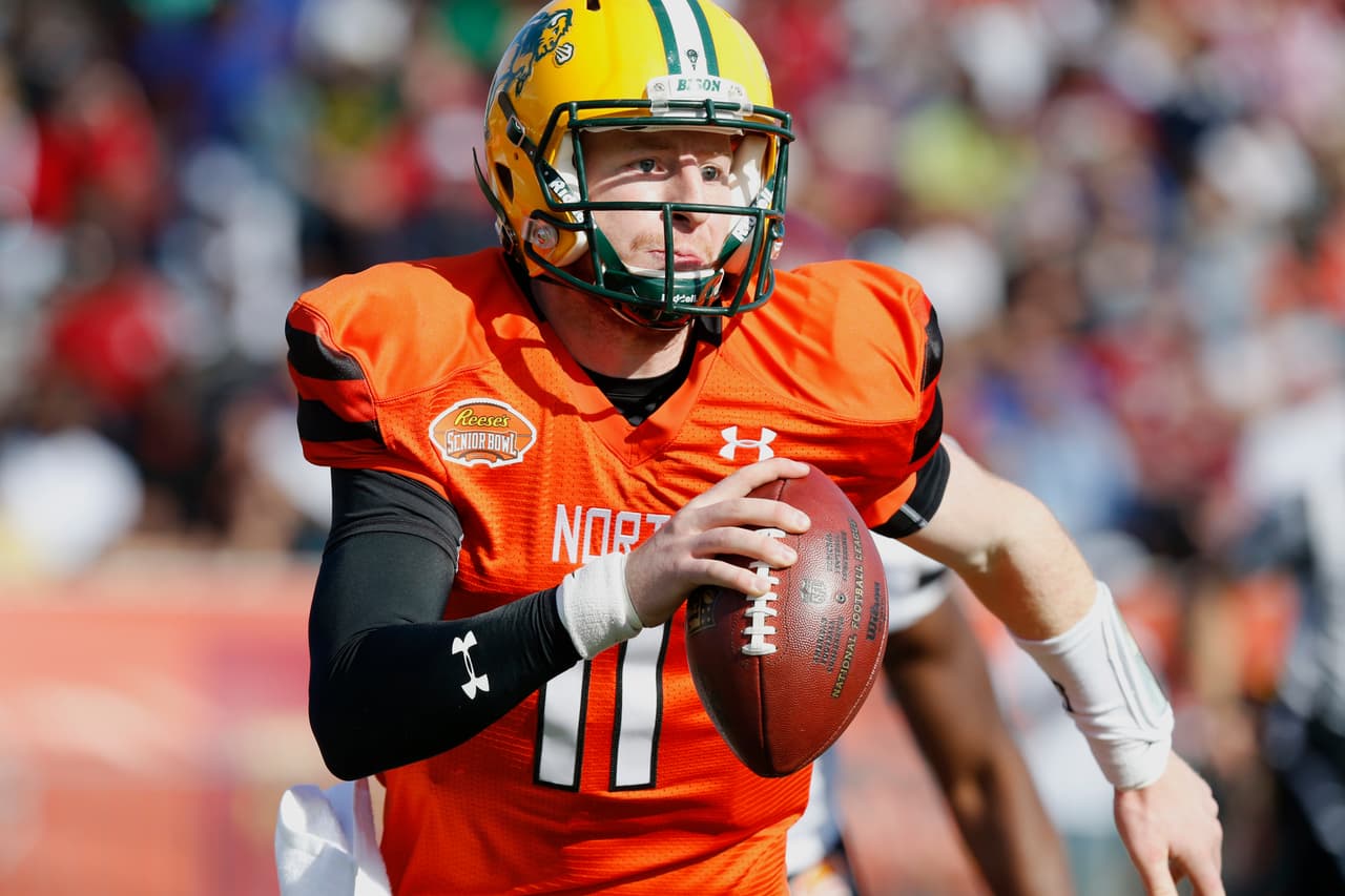 Pick 2 Cleveland Browns: QB CARSON WENTZ, North Dakota St.