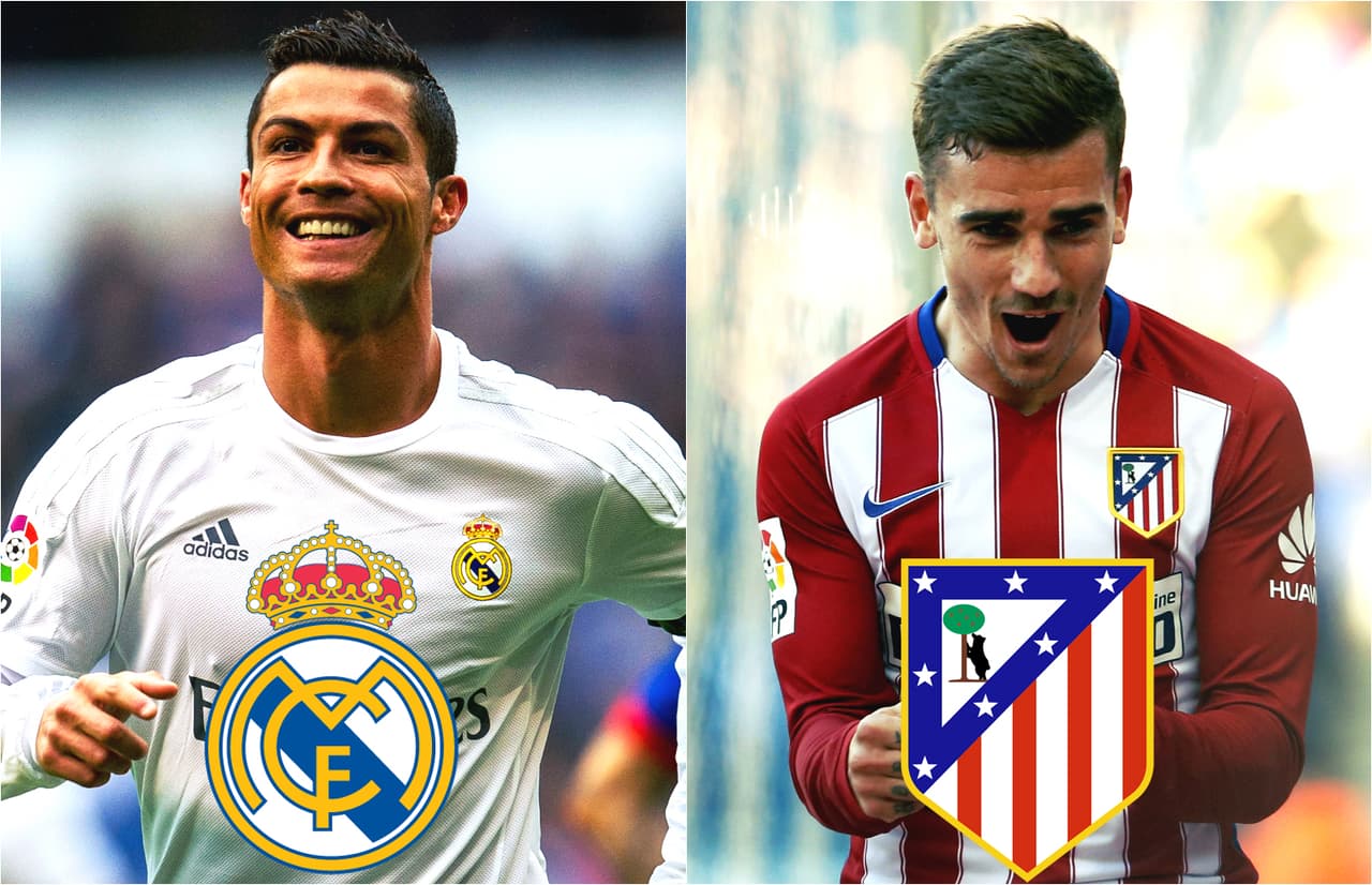 Ronaldo y Griezmann son las figuras de Real Madrid y Atlético