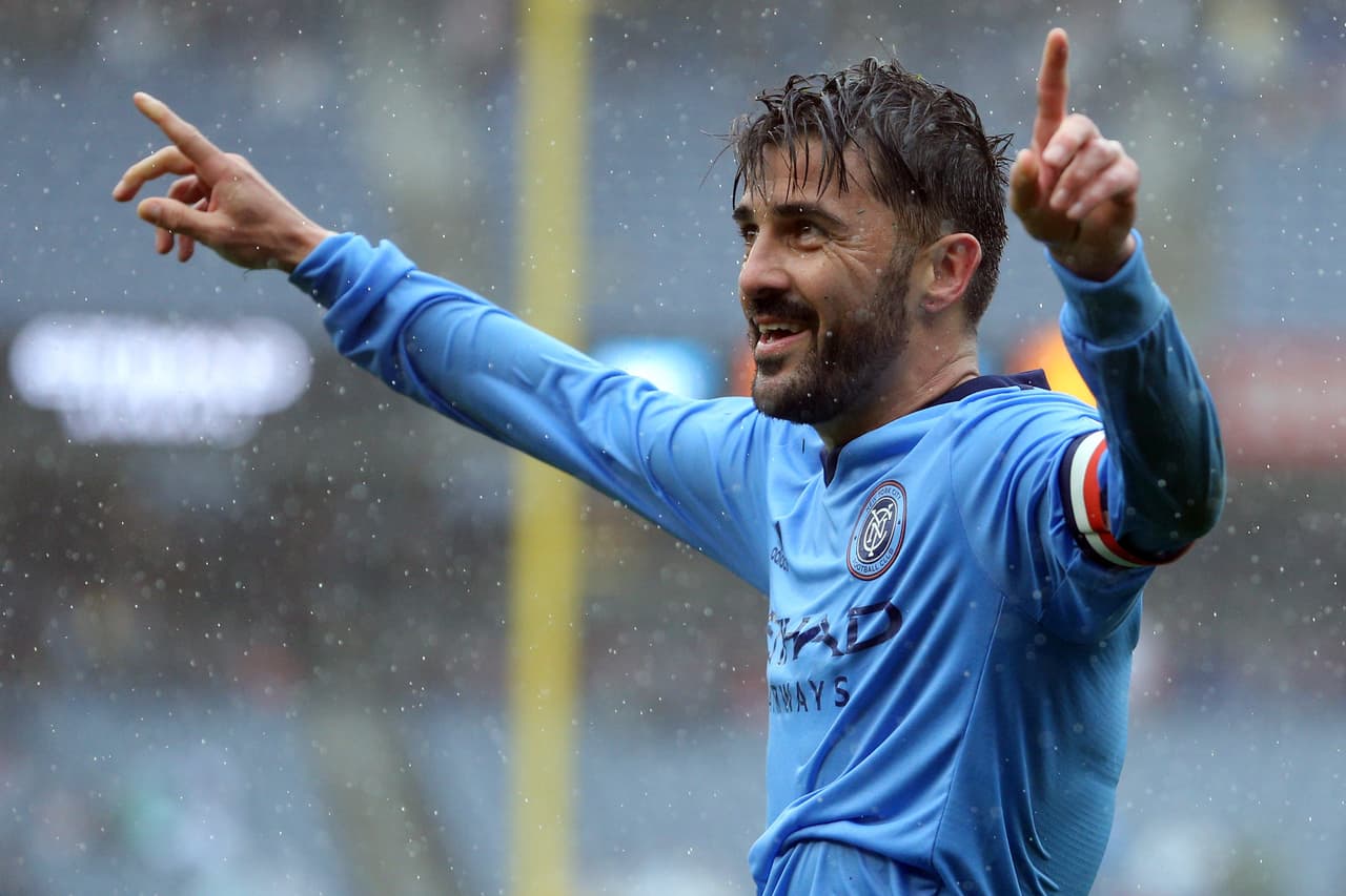David Villa hizo dos goles en el triunfo 4-0 de New York City FC frente a Colorado Rapids. 'El Guaje' ya lleva 7 anotaciones en los nueve partidos que hasta ahora ha disputado en la temporada regular. (USA Today Images)