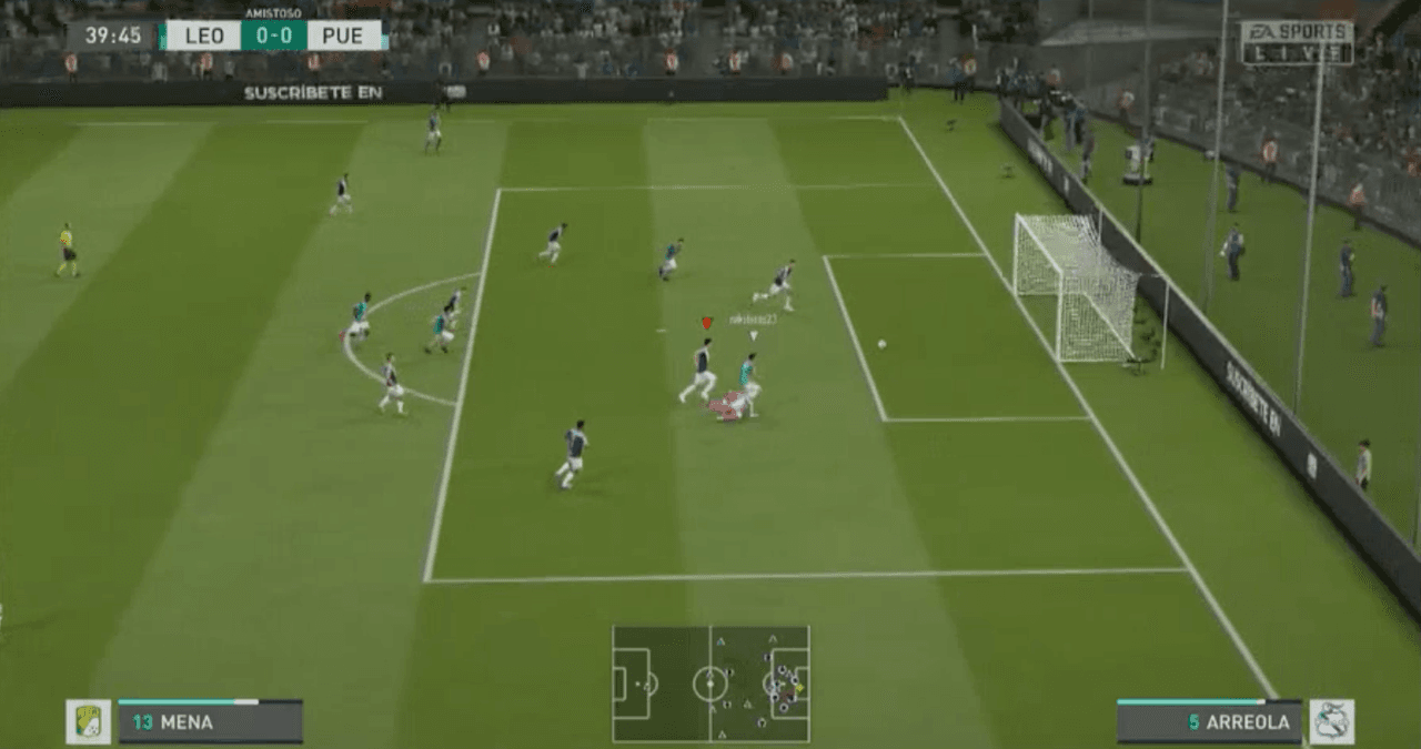 León venció a Puebla en el arranque de la Fecha 12 en la eLiga MX con actuación efectiva de Nicolás Sosa, quien marcó un solitario gol con Ángel Mena y fue suficiente para vencer a la Franja de Santiago Ormeño.