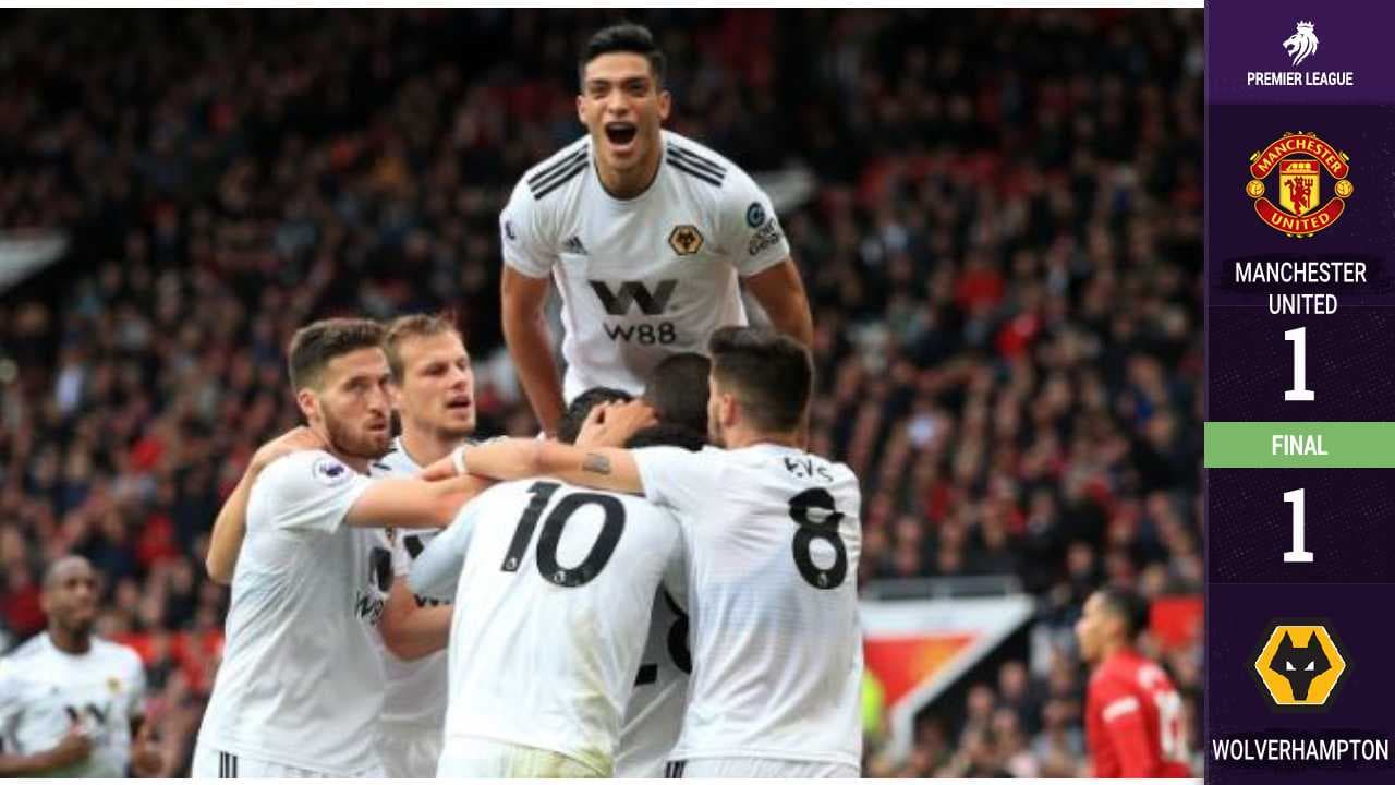 Asistencia de Raúl Jiménez y resultadazo para el Wolverhampton ante Manchester United