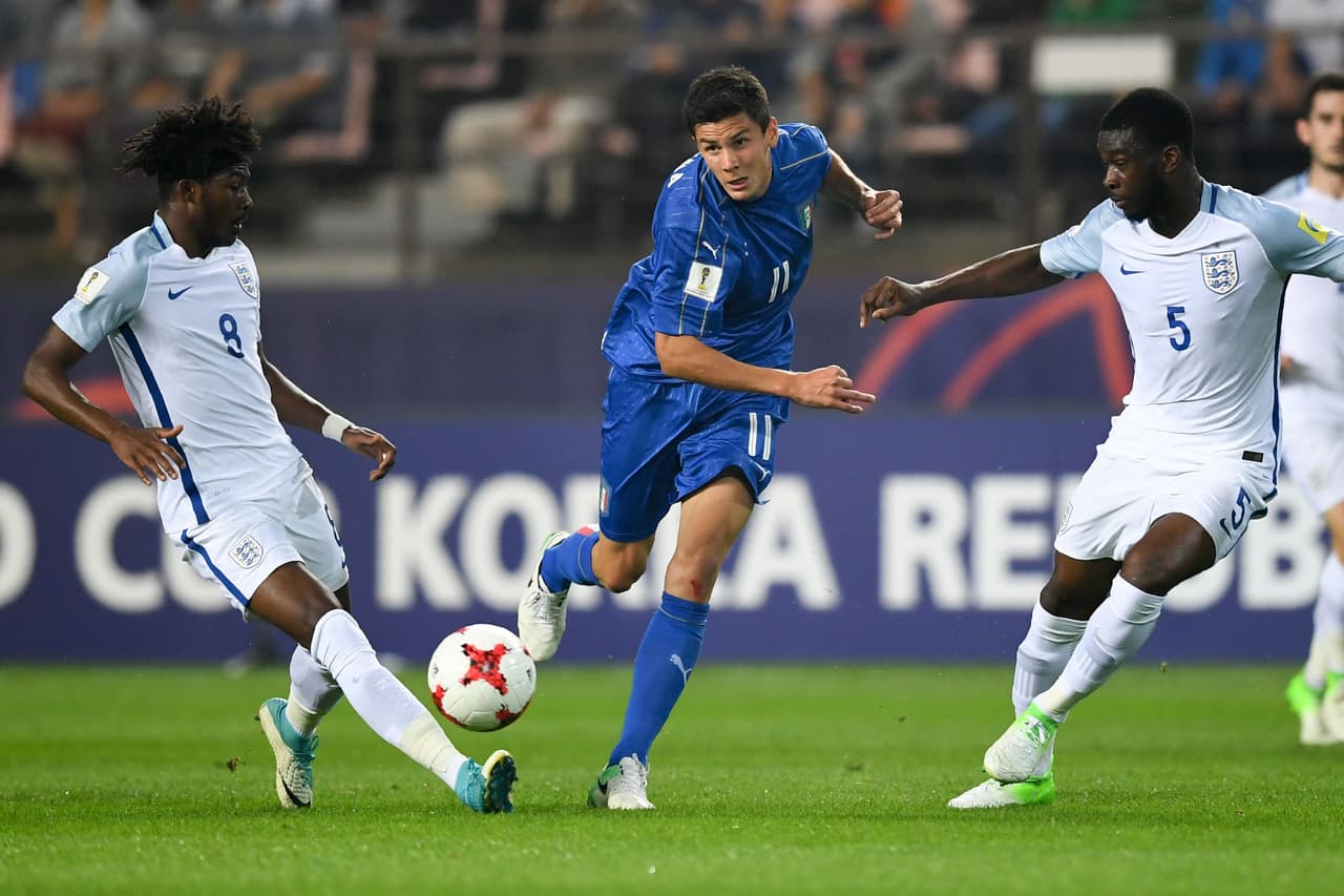 Incluso, por momentos la 'azzurra' se animaba a ir al ataque con jugadores como Matteo Pessina.