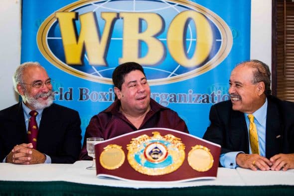 El 21 de mayo de 1977 en el Coliseo Roberto Clemente de San Juan, Puerto Rico, Gómez venció al coreano Dong Kiung Yum y conquistó el cinturón supergallo CMB (Foto: Joel Colón-OMB)