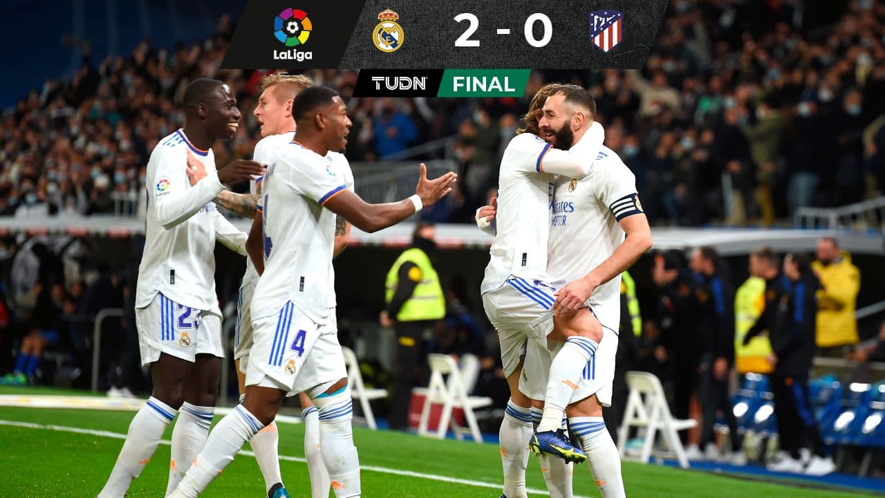 Real Madrid vence al Atlético y se pone a 19 del Barcelona