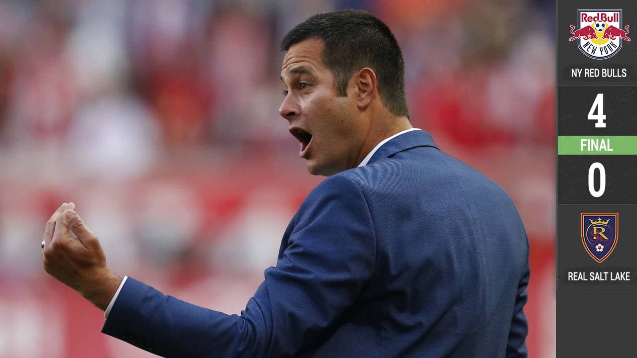 ¡Nada de nostalgia! Red Bulls goleó al Real Salt Lake en el regreso de Petke al RB Arena