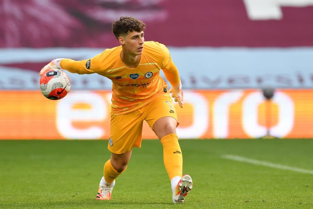 Kepa lució muy fuerte y sólido ante la ofensiva villana.