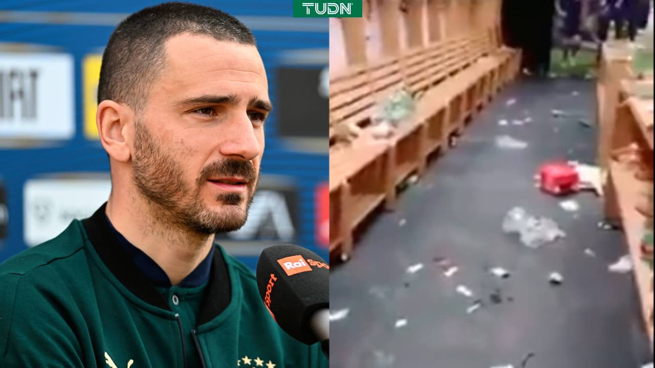 Leonardo Bonucci se disculpa por dejar sucio el vestidor del Palermo