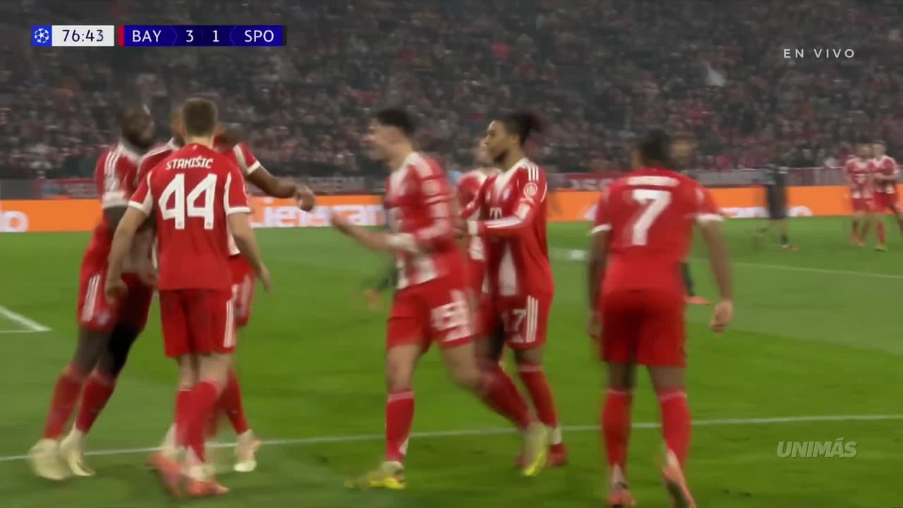 Tah anotó otro gol para el Bayern Múnich, enviando el balón al fondo de la red