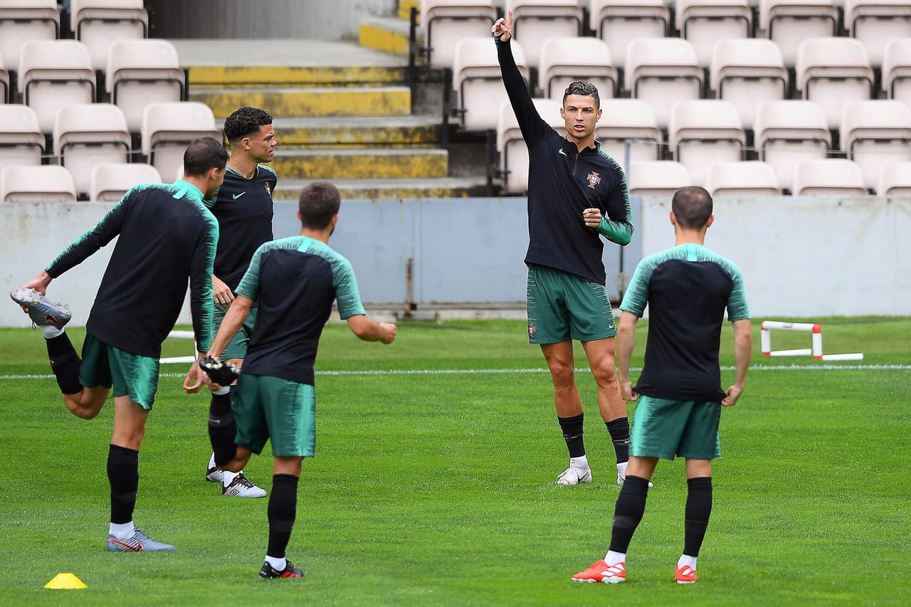 La práctica de Portugal, previo a su duelo contra Suiza en la UEFA Nations League, tuvo a Cristiano Ronaldo como un referente tras su regreso en la lucha del equipo por el torneo europeo.